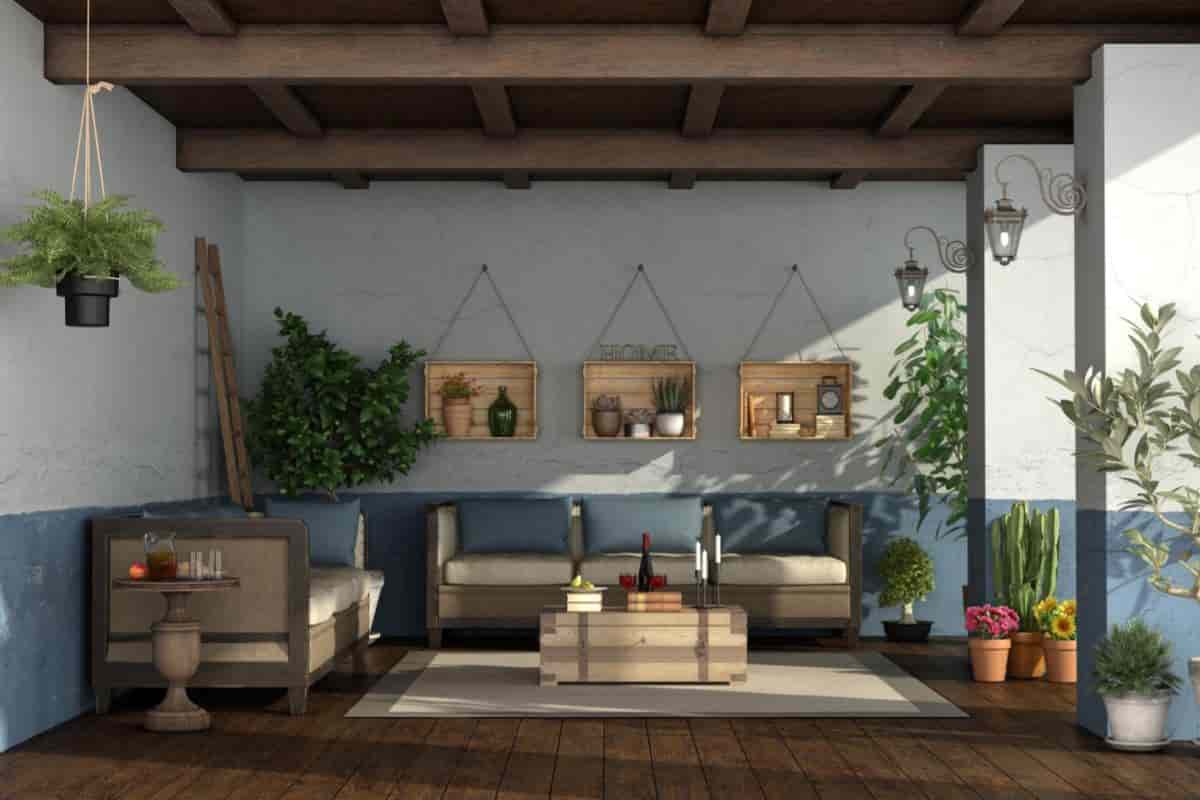 Gray Walls and Green Thumb