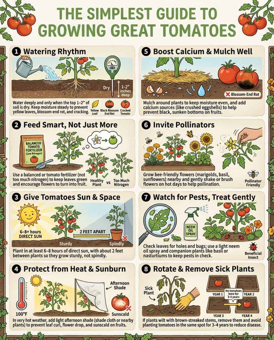 The Simple Guide To Growing Great Tomatoes