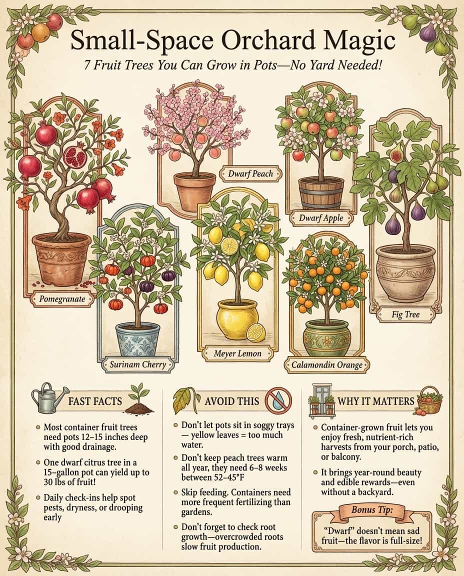 small fruit trees to grow indoors
